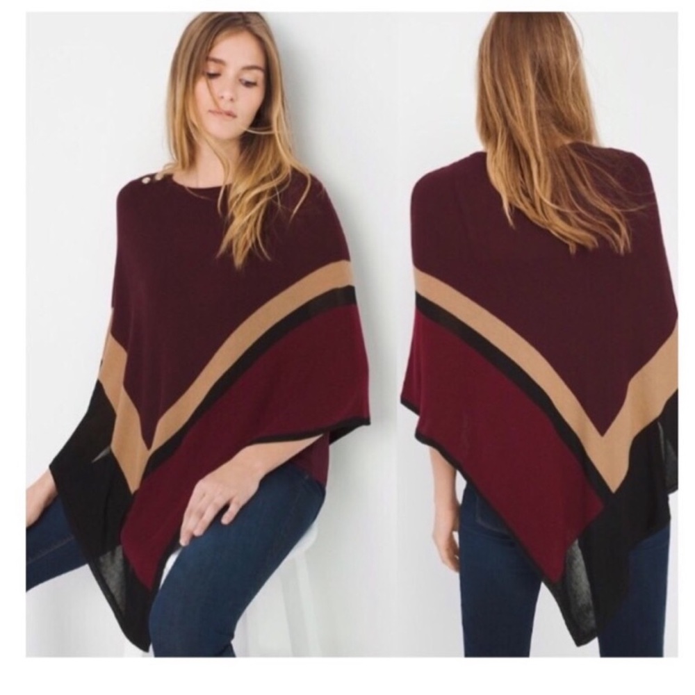 WHBM colorado poncho size small